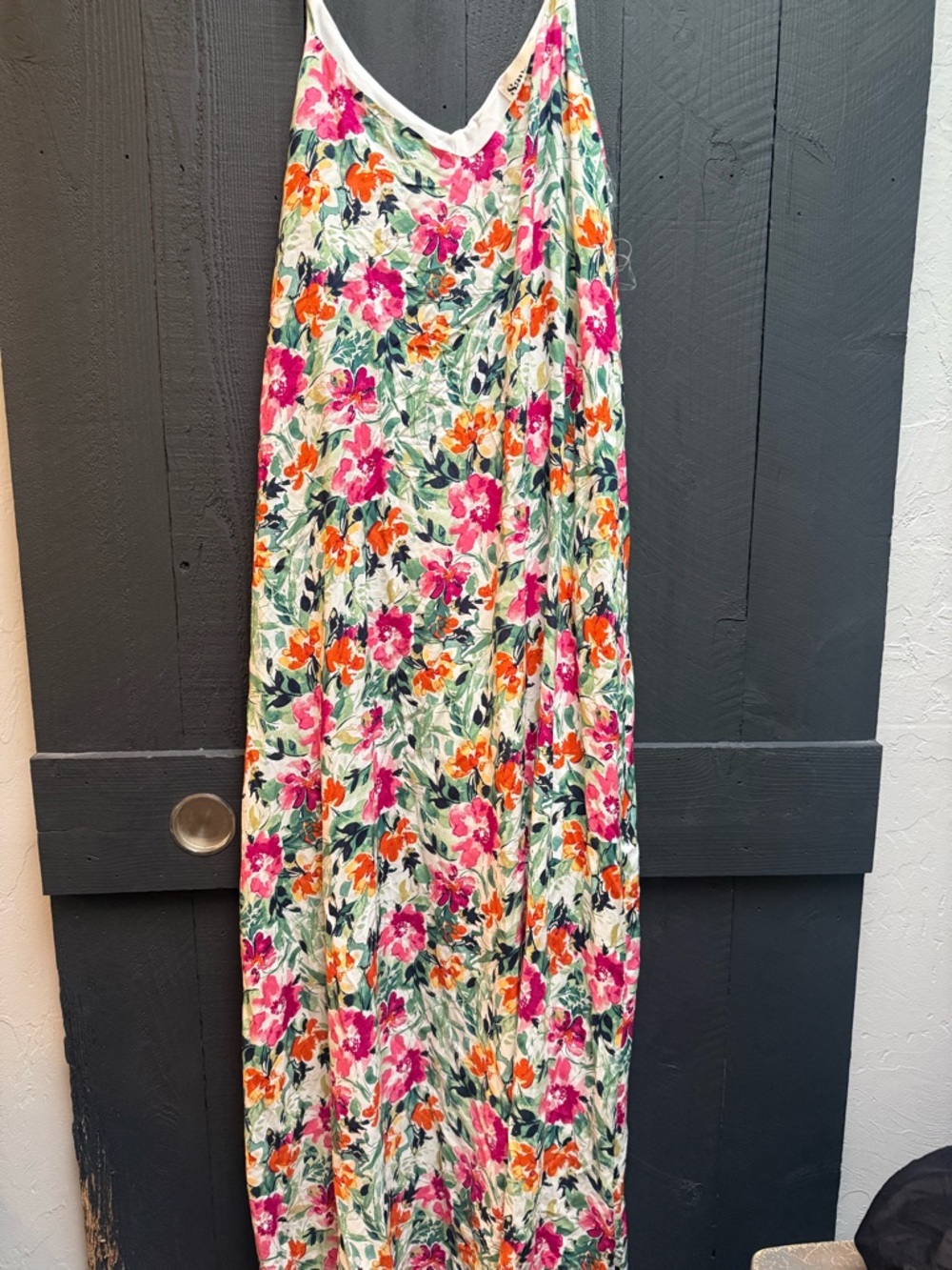 Savanna Jane Floral Maxi Skirt — Pink, Orange & Green Bloom